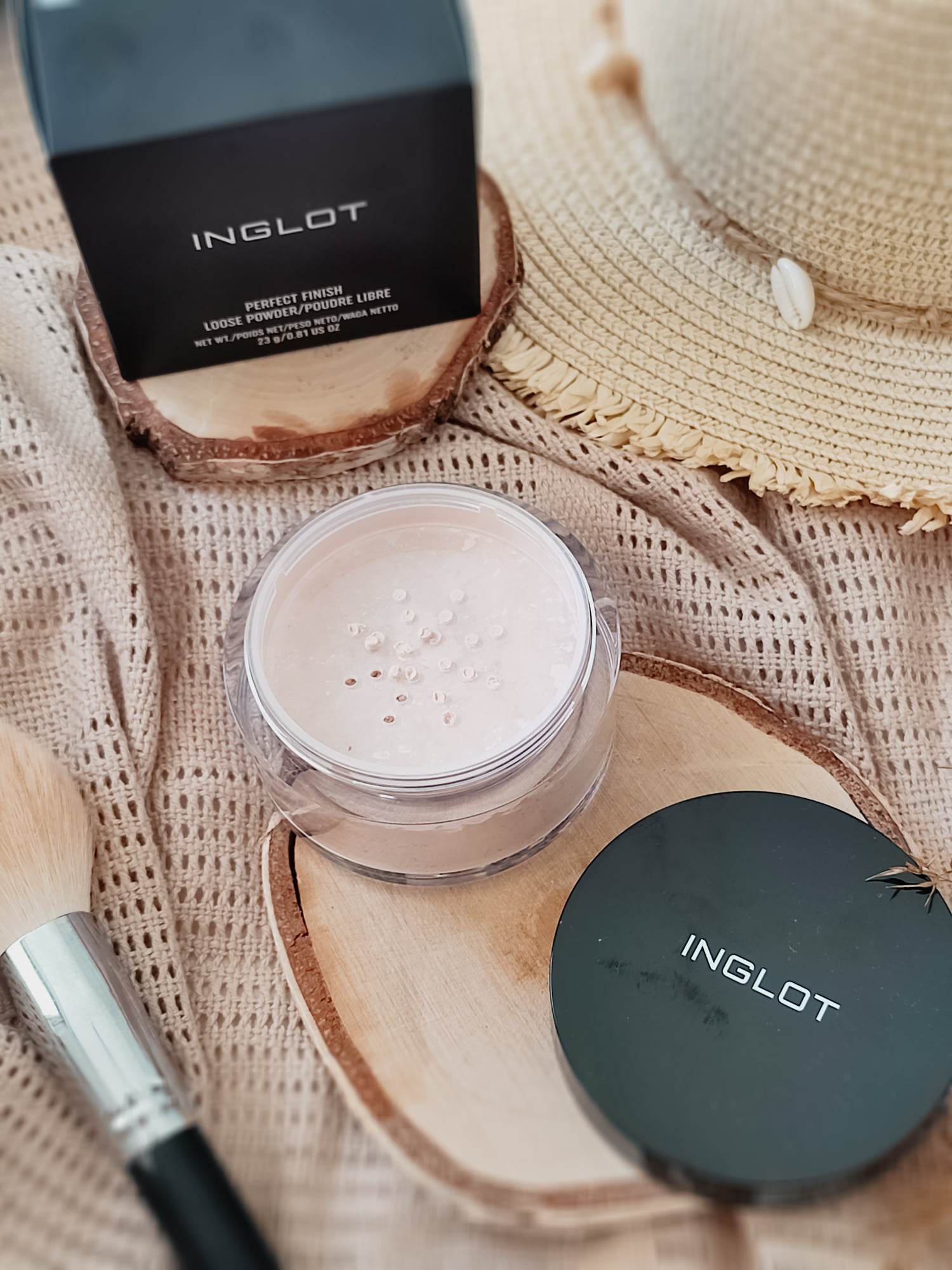 Inglot Perfect Finish matujący puder sypki